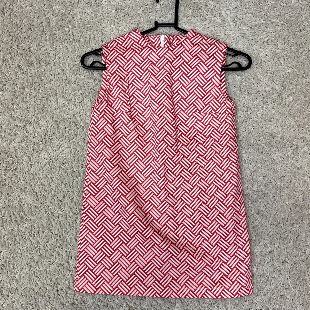 Haley & The Hound Shift Dress Girls Size 6 Pink Sleeveless Preppy Vacation Beach